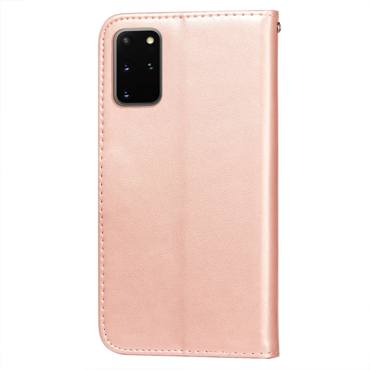 For Samsung Galaxy S20 Plus Flower Vine Embossing Pattern Horizontal Flip Leather Case with Card Slot & Holder & Wallet & Lanyard