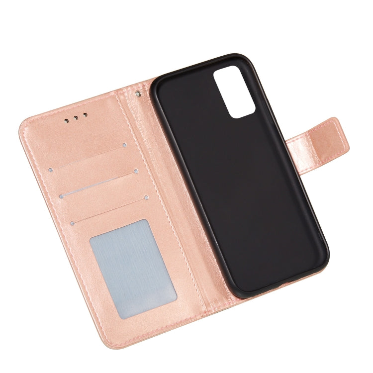 For Samsung Galaxy S20 Plus Flower Vine Embossing Pattern Horizontal Flip Leather Case with Card Slot & Holder & Wallet & Lanyard