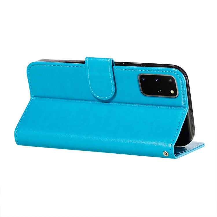 For Samsung Galaxy S20 Plus Flower Vine Embossing Pattern Horizontal Flip Leather Case with Card Slot & Holder & Wallet & Lanyard