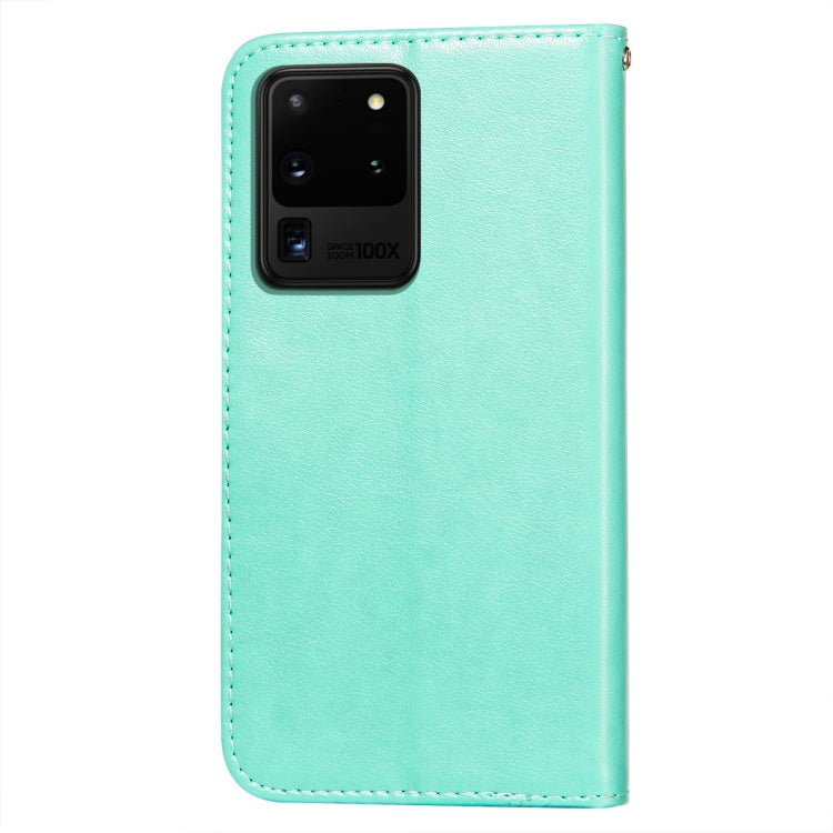 For Samsung Galaxy S20 Ultra Flower Vine Embossing Pattern Horizontal Flip Leather Case with Card Slot & Holder & Wallet & Lanyard