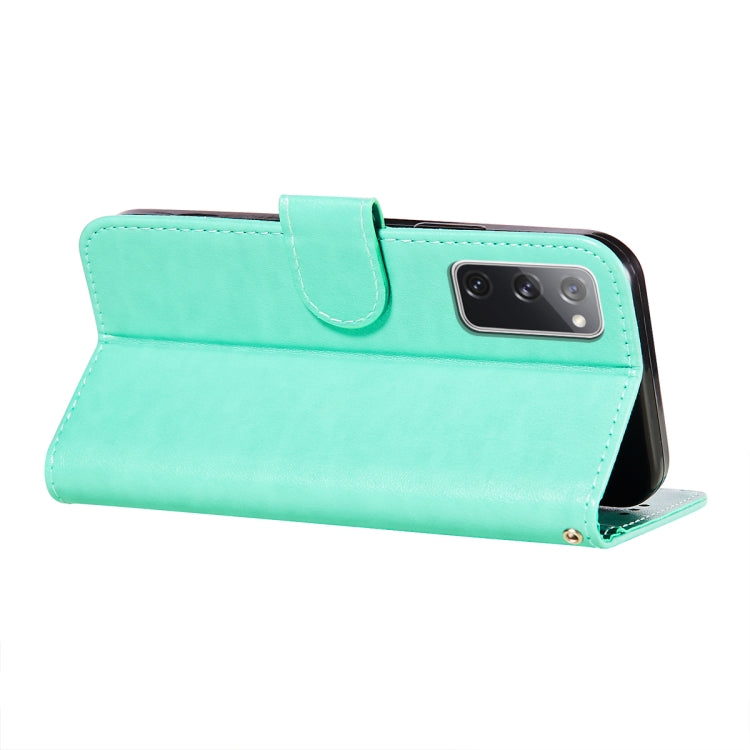 For Samsung Galaxy S20 FE Flower Vine Embossing Pattern Horizontal Flip Leather Case with Card Slot & Holder & Wallet & Lanyard