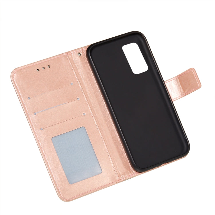 For Samsung Galaxy S20 FE Flower Vine Embossing Pattern Horizontal Flip Leather Case with Card Slot & Holder & Wallet & Lanyard