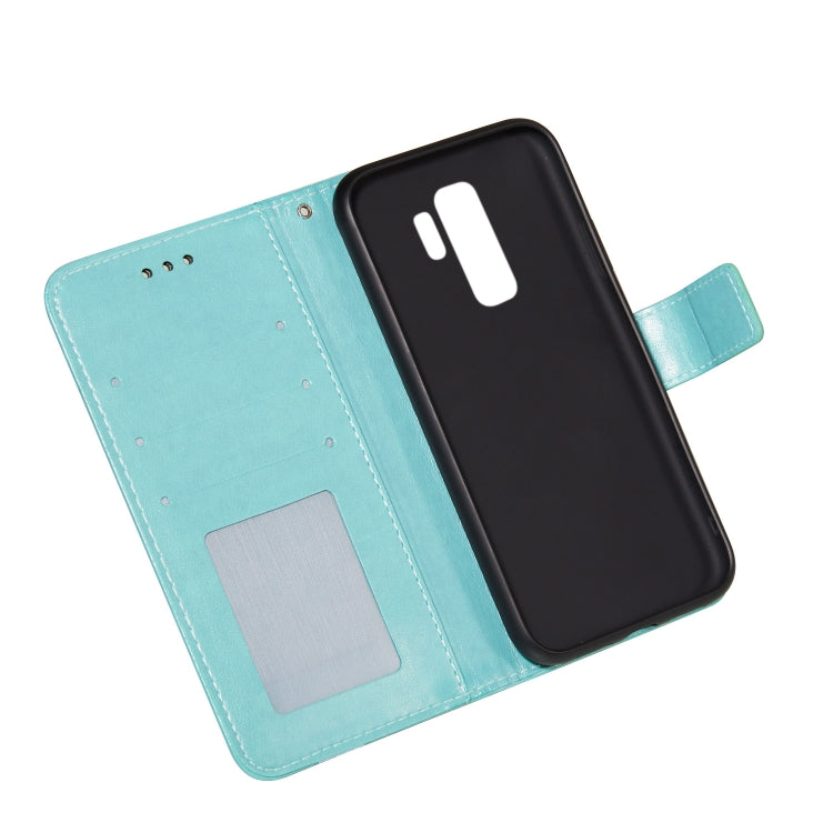 For Samsung Galaxy S9 Plus Flower Vine Embossing Pattern Horizontal Flip Leather Case with Card Slot & Holder & Wallet & Lanyard