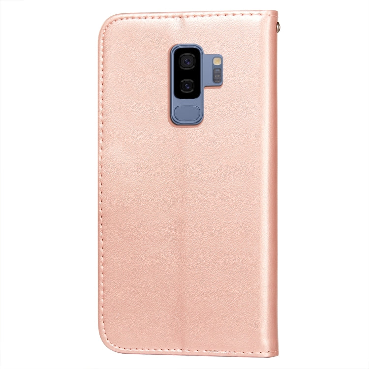 For Samsung Galaxy S9 Plus Flower Vine Embossing Pattern Horizontal Flip Leather Case with Card Slot & Holder & Wallet & Lanyard