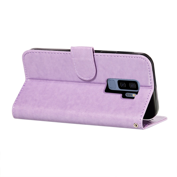 For Samsung Galaxy S9 Plus Flower Vine Embossing Pattern Horizontal Flip Leather Case with Card Slot & Holder & Wallet & Lanyard