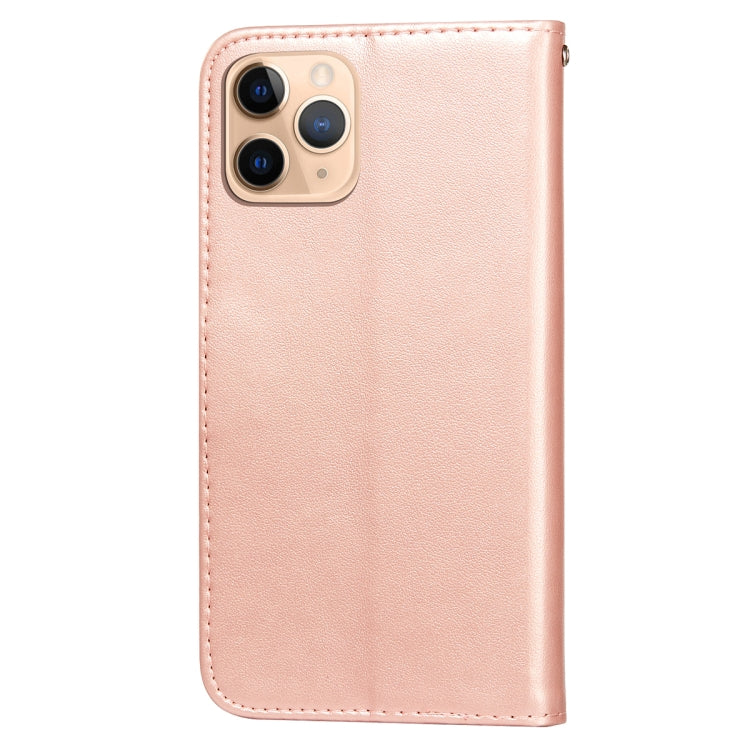 For iPhone 11 Pro Flower Vine Embossing Pattern Horizontal Flip Leather Case with Card Slot & Holder & Wallet & Lanyard