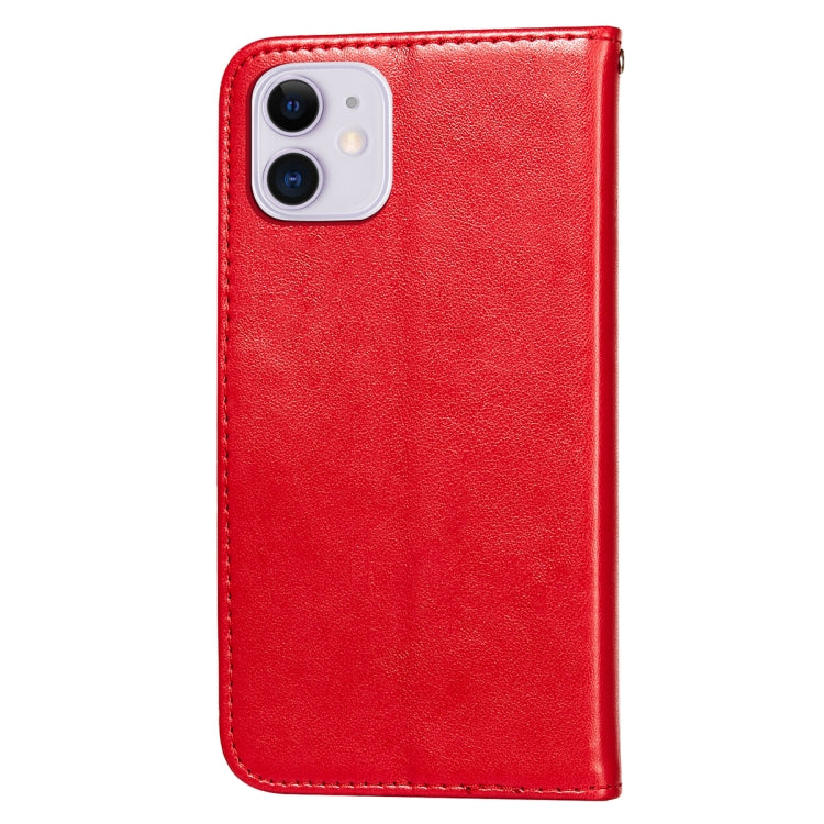 For iPhone 11 Flower Vine Embossing Pattern Horizontal Flip Leather Case with Card Slot & Holder & Wallet & Lanyard