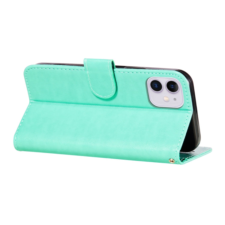 For iPhone 11 Flower Vine Embossing Pattern Horizontal Flip Leather Case with Card Slot & Holder & Wallet & Lanyard