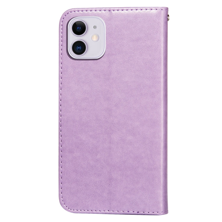 For iPhone 11 Flower Vine Embossing Pattern Horizontal Flip Leather Case with Card Slot & Holder & Wallet & Lanyard