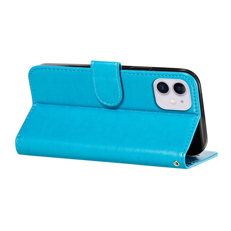 For iPhone 11 Flower Vine Embossing Pattern Horizontal Flip Leather Case with Card Slot & Holder & Wallet & Lanyard