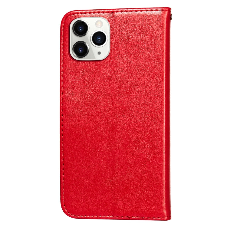 For iPhone 11 Pro Max Flower Vine Embossing Pattern Horizontal Flip Leather Case with Card Slot & Holder & Wallet & Lanyard
