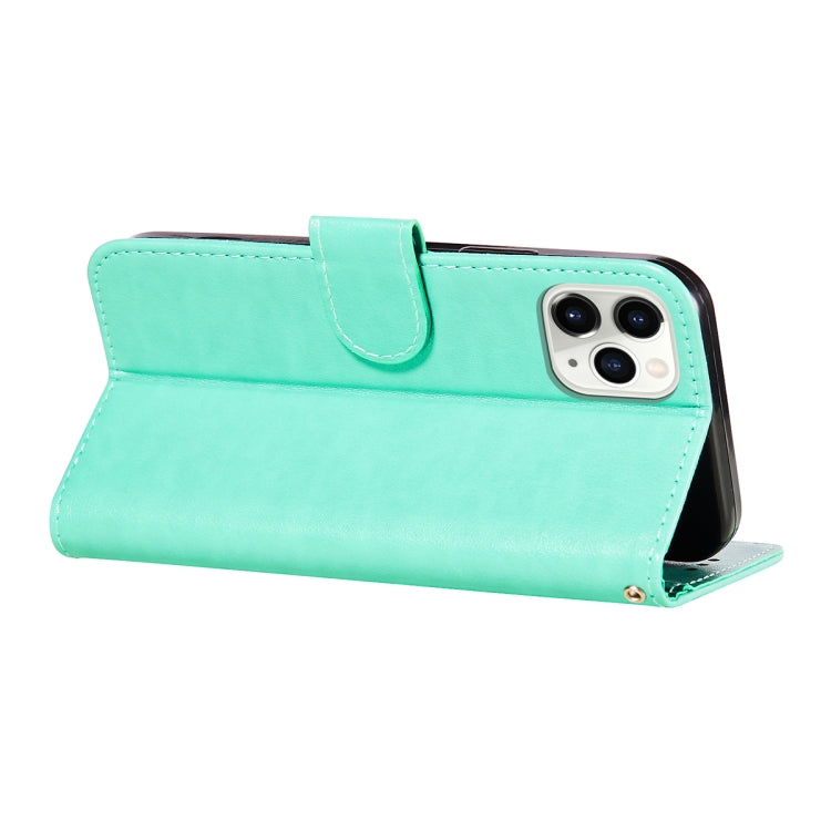For iPhone 11 Pro Max Flower Vine Embossing Pattern Horizontal Flip Leather Case with Card Slot & Holder & Wallet & Lanyard