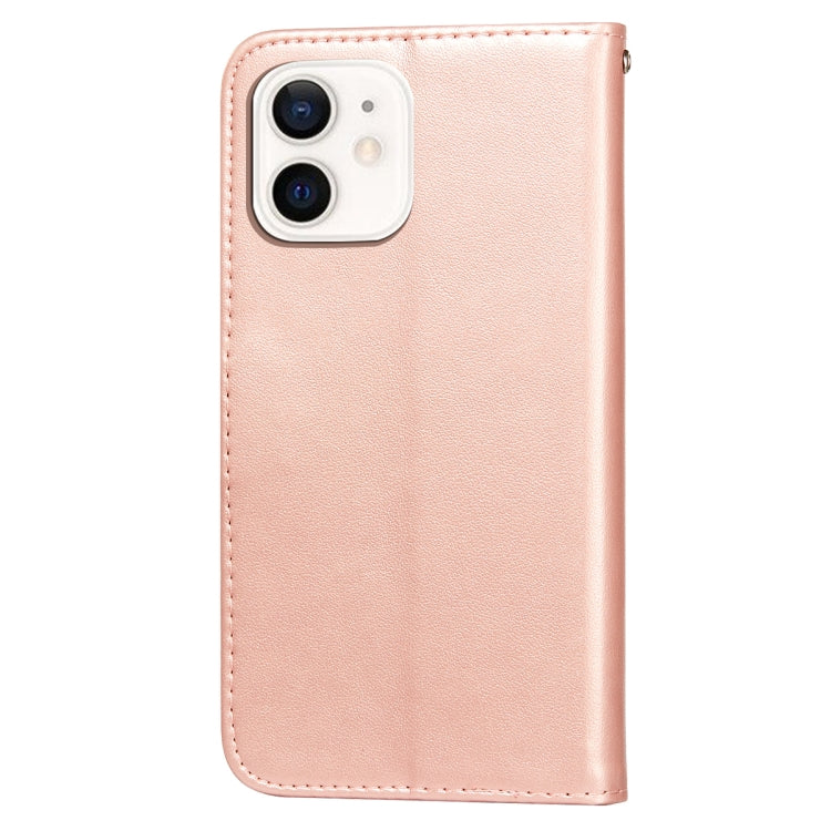 For iPhone 12 mini Flower Vine Embossing Pattern Horizontal Flip Leather Case with Card Slot & Holder & Wallet & Lanyard