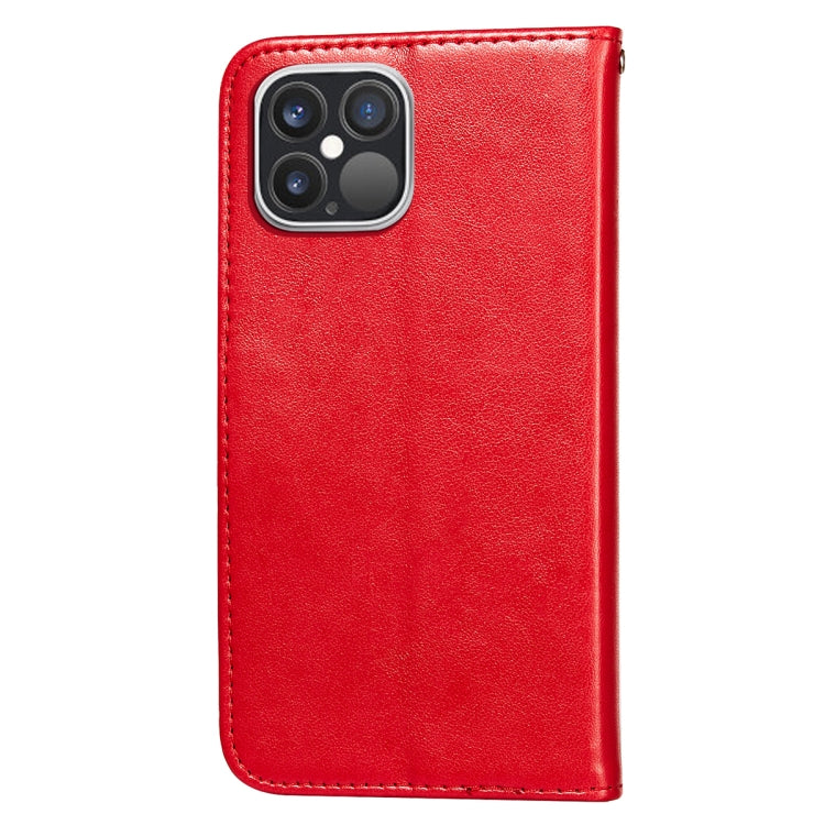 For iPhone 12 Pro Max Flower Vine Embossing Pattern Horizontal Flip Leather Case with Card Slot & Holder & Wallet & Lanyard