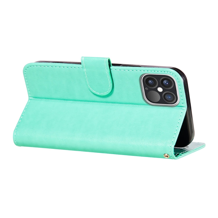 For iPhone 12 Pro Max Flower Vine Embossing Pattern Horizontal Flip Leather Case with Card Slot & Holder & Wallet & Lanyard