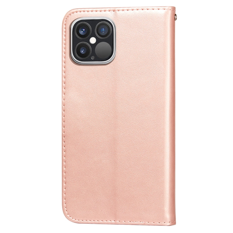 For iPhone 12 Pro Max Flower Vine Embossing Pattern Horizontal Flip Leather Case with Card Slot & Holder & Wallet & Lanyard