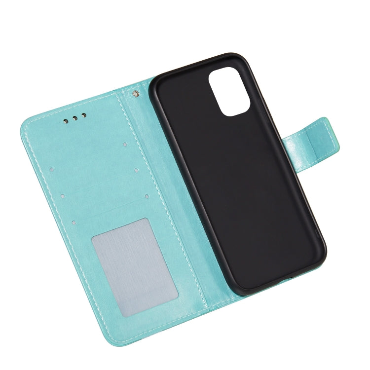 For Samsung Galaxy A31 Flower Vine Embossing Pattern Horizontal Flip Leather Case with Card Slot & Holder & Wallet & Lanyard
