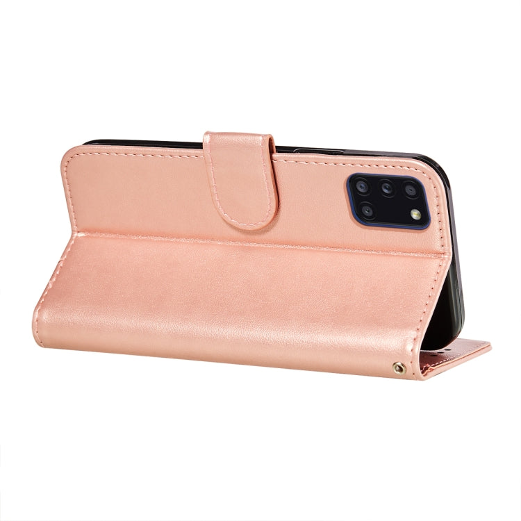 For Samsung Galaxy A31 Flower Vine Embossing Pattern Horizontal Flip Leather Case with Card Slot & Holder & Wallet & Lanyard