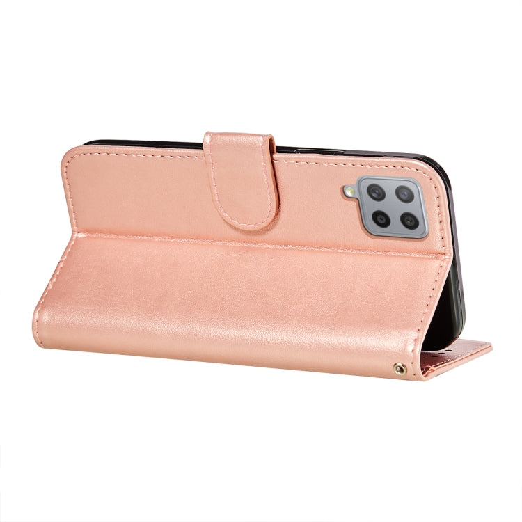For Samsung Galaxy A42 5G Flower Vine Embossing Pattern Horizontal Flip Leather Case with Card Slot & Holder & Wallet & Lanyard
