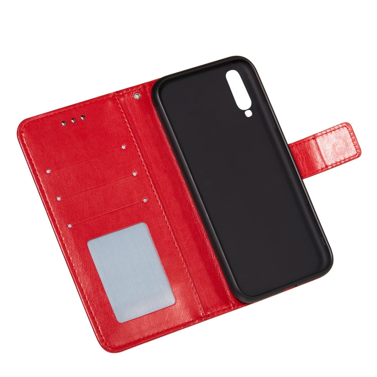 For Samsung Galaxy A70 Flower Vine Embossing Pattern Horizontal Flip Leather Case with Card Slot & Holder & Wallet & Lanyard