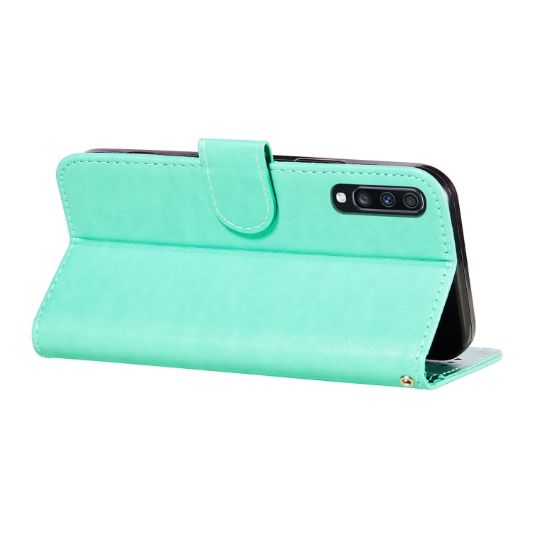 For Samsung Galaxy A70 Flower Vine Embossing Pattern Horizontal Flip Leather Case with Card Slot & Holder & Wallet & Lanyard