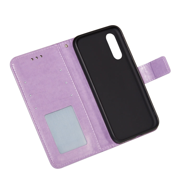 For Samsung Galaxy A90 5G Flower Vine Embossing Pattern Horizontal Flip Leather Case with Card Slot & Holder & Wallet & Lanyard