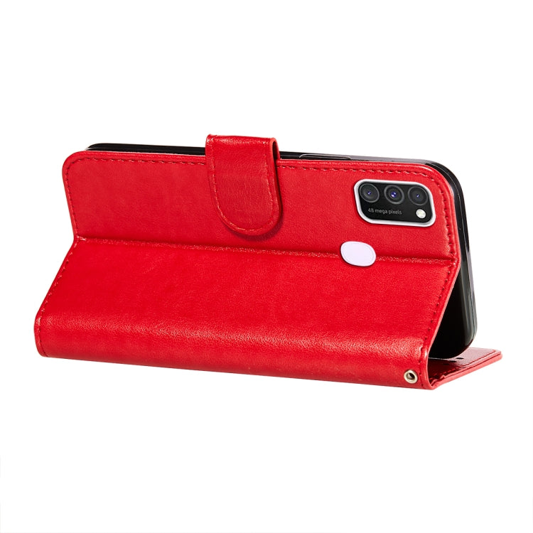 For Samsung Galaxy M30s / M21 Flower Vine Embossing Pattern Horizontal Flip Leather Case with Card Slot & Holder & Wallet & Lanyard