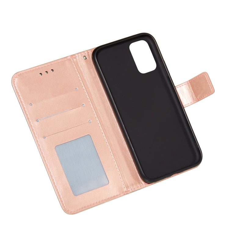 For Samsung Galaxy M31s Flower Vine Embossing Pattern Horizontal Flip Leather Case with Card Slot & Holder & Wallet & Lanyard