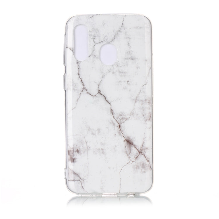 For Galaxy A40 Coloured Drawing Pattern IMD Workmanship Soft TPU Protective Case