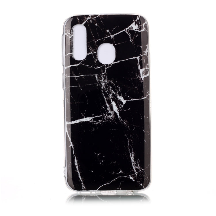 For Galaxy A40 Coloured Drawing Pattern IMD Workmanship Soft TPU Protective Case