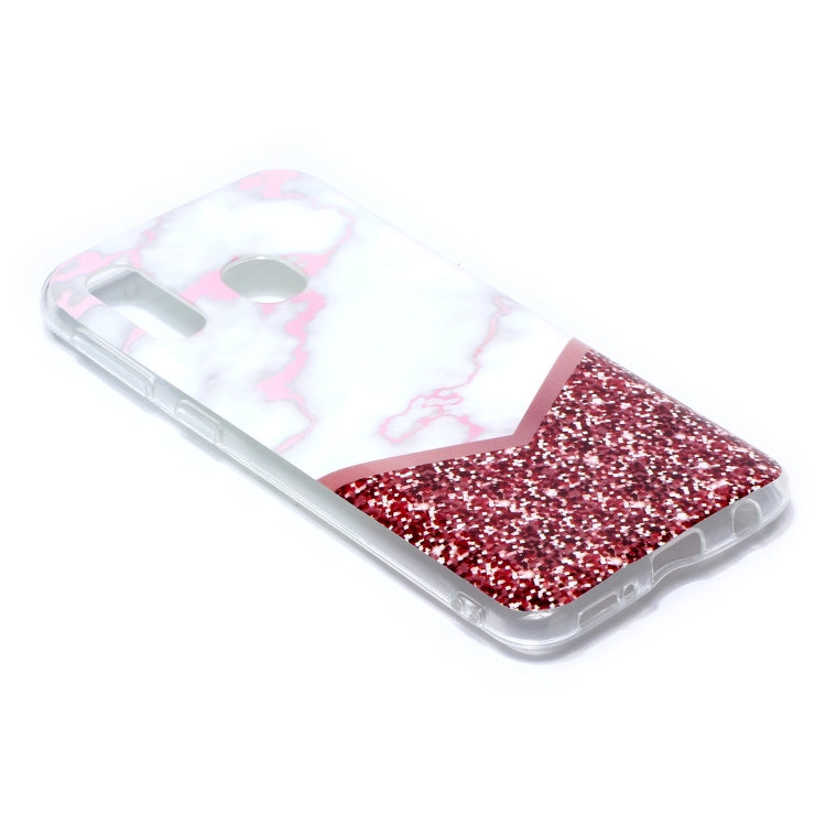 For Galaxy A40 Coloured Drawing Pattern IMD Workmanship Soft TPU Protective Case