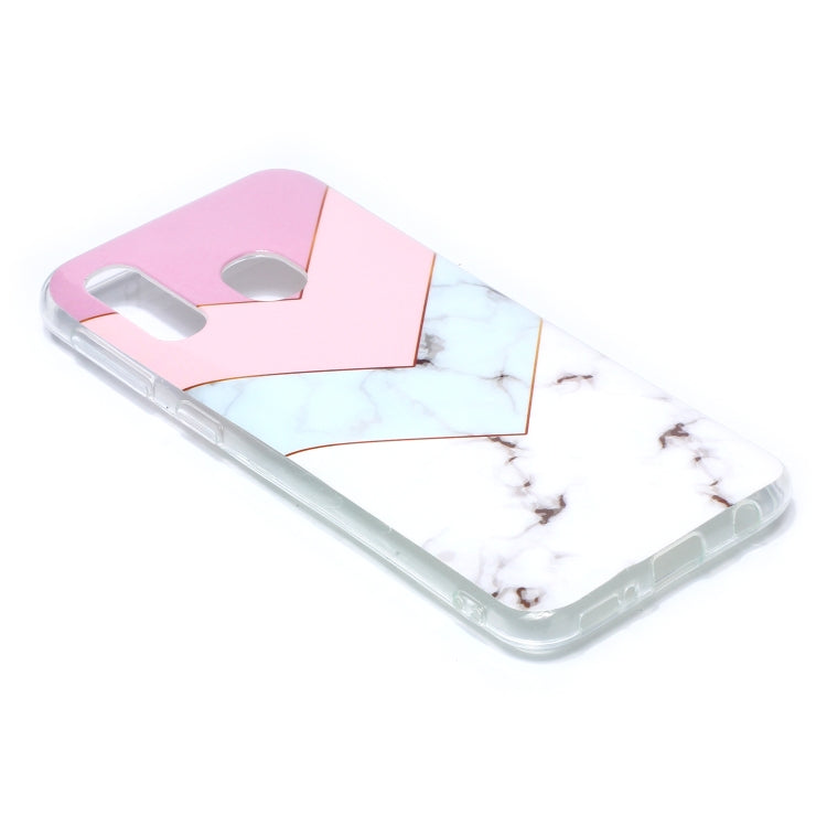 For Galaxy A40 Coloured Drawing Pattern IMD Workmanship Soft TPU Protective Case