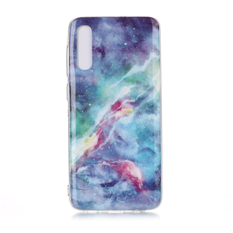 For Galaxy A50 Coloured Drawing Pattern IMD Workmanship Soft TPU Protective Case