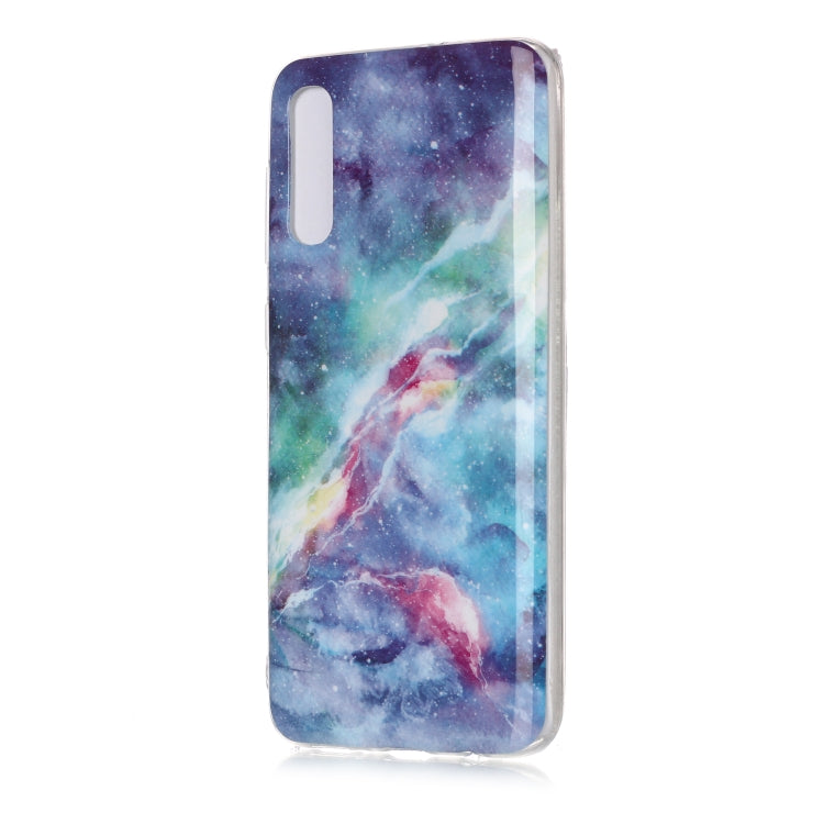 For Galaxy A50 Coloured Drawing Pattern IMD Workmanship Soft TPU Protective Case