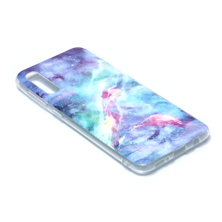 For Galaxy A50 Coloured Drawing Pattern IMD Workmanship Soft TPU Protective Case