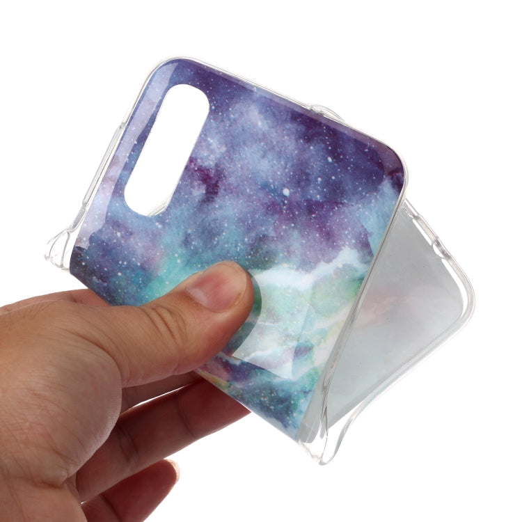 For Galaxy A50 Coloured Drawing Pattern IMD Workmanship Soft TPU Protective Case