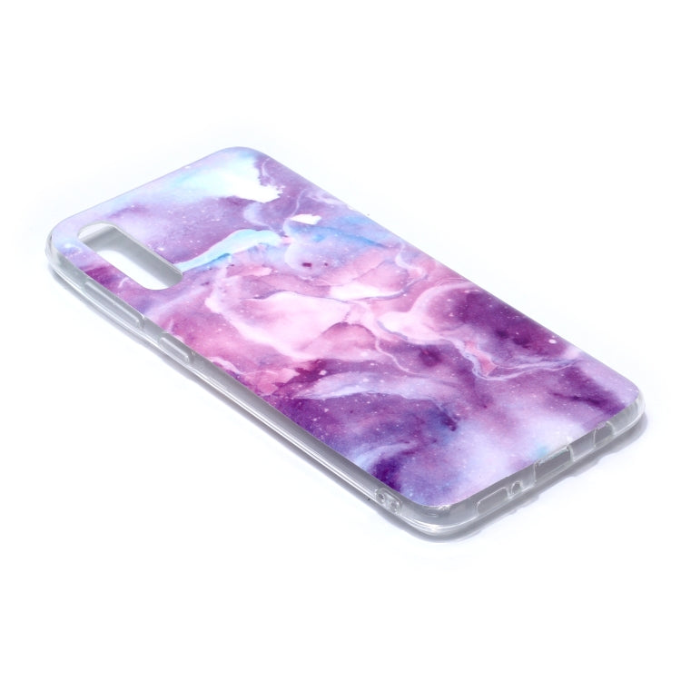 For Galaxy A50 Coloured Drawing Pattern IMD Workmanship Soft TPU Protective Case