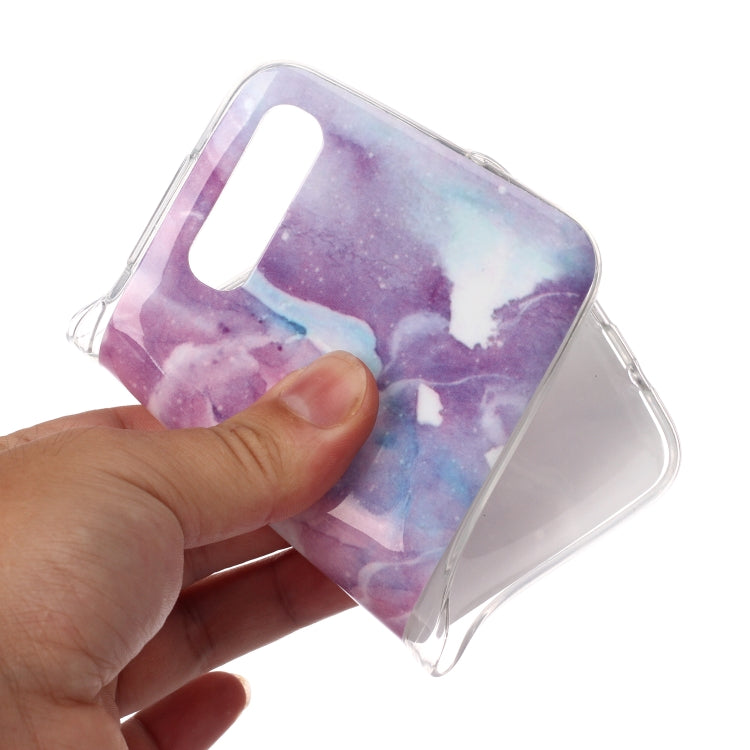 For Galaxy A50 Coloured Drawing Pattern IMD Workmanship Soft TPU Protective Case