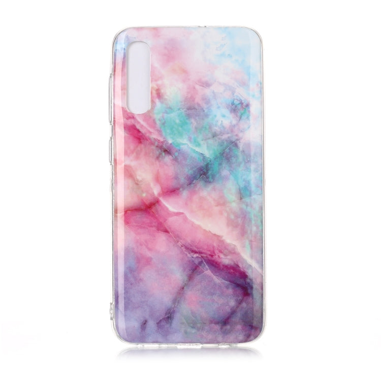 For Galaxy A50 Coloured Drawing Pattern IMD Workmanship Soft TPU Protective Case
