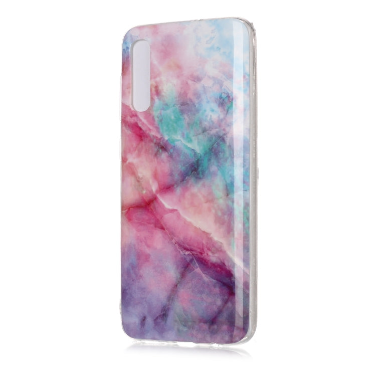 For Galaxy A50 Coloured Drawing Pattern IMD Workmanship Soft TPU Protective Case