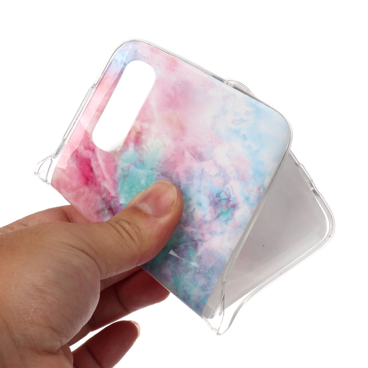 For Galaxy A50 Coloured Drawing Pattern IMD Workmanship Soft TPU Protective Case