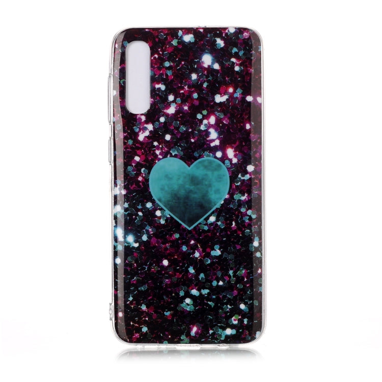 For Galaxy A50 Coloured Drawing Pattern IMD Workmanship Soft TPU Protective Case