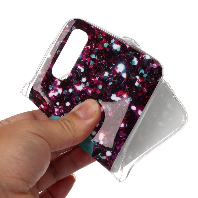 For Galaxy A50 Coloured Drawing Pattern IMD Workmanship Soft TPU Protective Case
