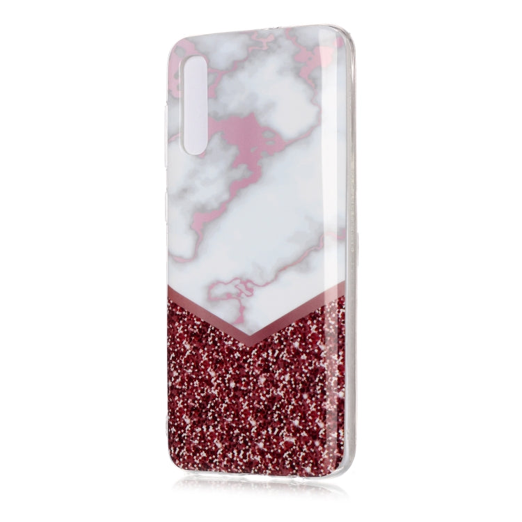 For Galaxy A50 Coloured Drawing Pattern IMD Workmanship Soft TPU Protective Case