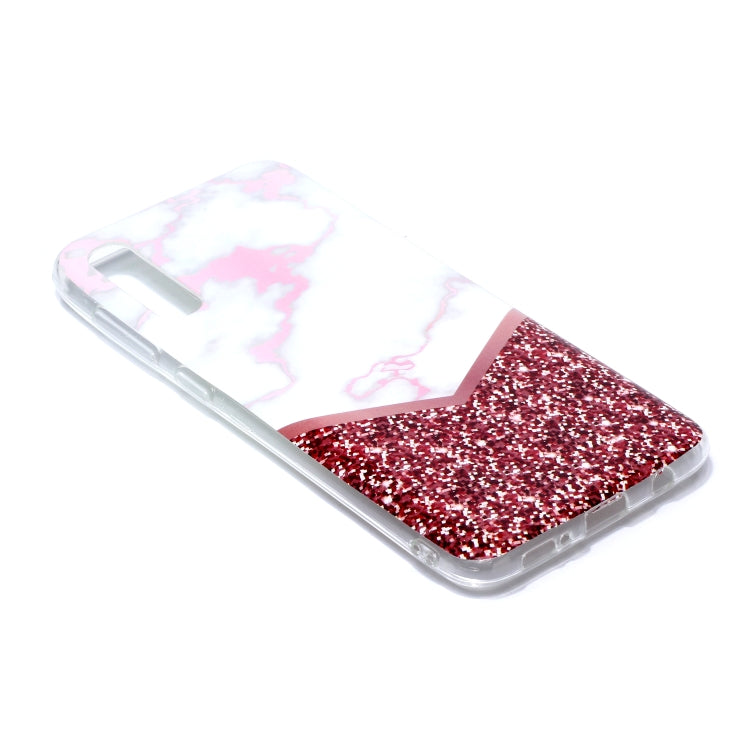 For Galaxy A50 Coloured Drawing Pattern IMD Workmanship Soft TPU Protective Case
