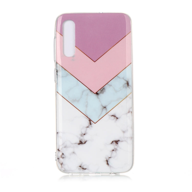 For Galaxy A50 Coloured Drawing Pattern IMD Workmanship Soft TPU Protective Case