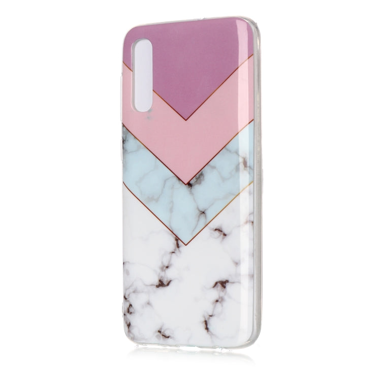 For Galaxy A50 Coloured Drawing Pattern IMD Workmanship Soft TPU Protective Case