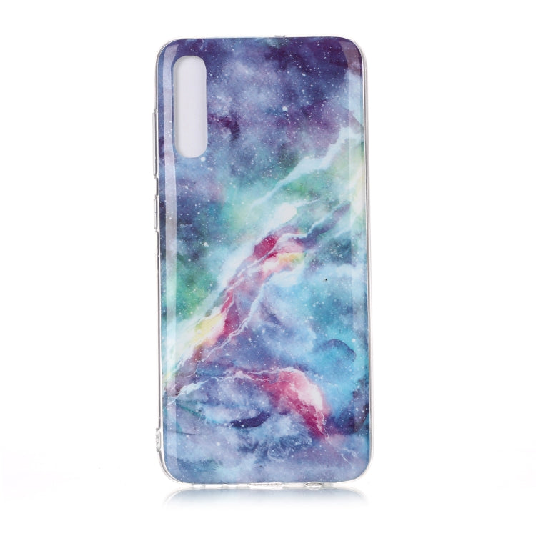 For Galaxy A70 Coloured Drawing Pattern IMD Workmanship Soft TPU Protective Case