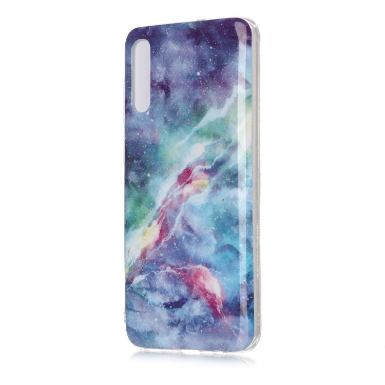 For Galaxy A70 Coloured Drawing Pattern IMD Workmanship Soft TPU Protective Case