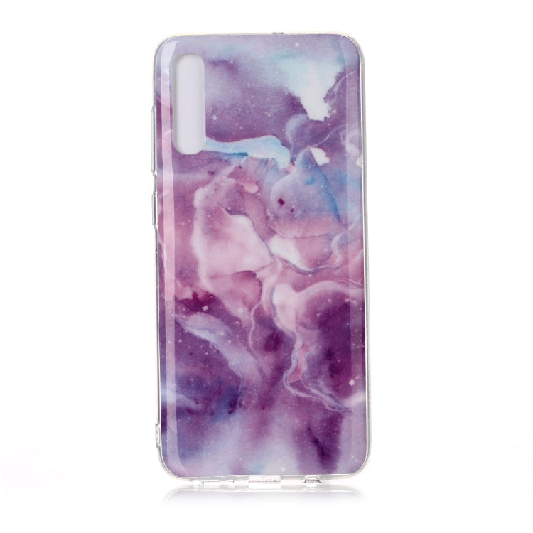 For Galaxy A70 Coloured Drawing Pattern IMD Workmanship Soft TPU Protective Case